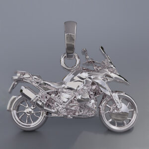 BMW GS 1200 R Silber 925-voll 3D